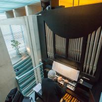 Eröffnung mit Orgelspiel mit Wolfgang Tretzsch